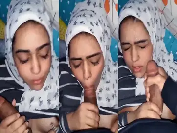 Bokep Hijab Arab Cantik Terima Semprotan Di Muka poster