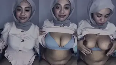 Hijab Abu Pamer Toket Montok Amatir Indo Viral